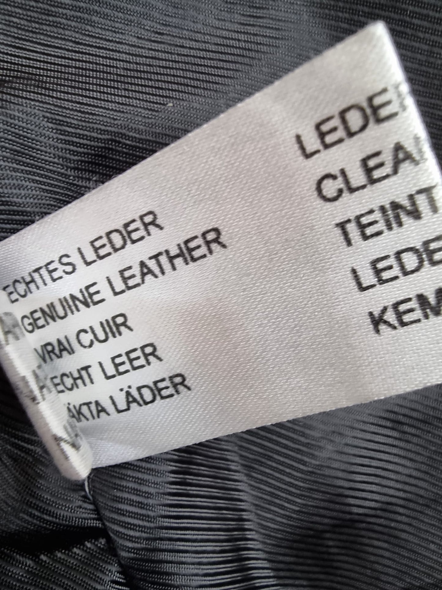 Płaszcz skórzany damski M