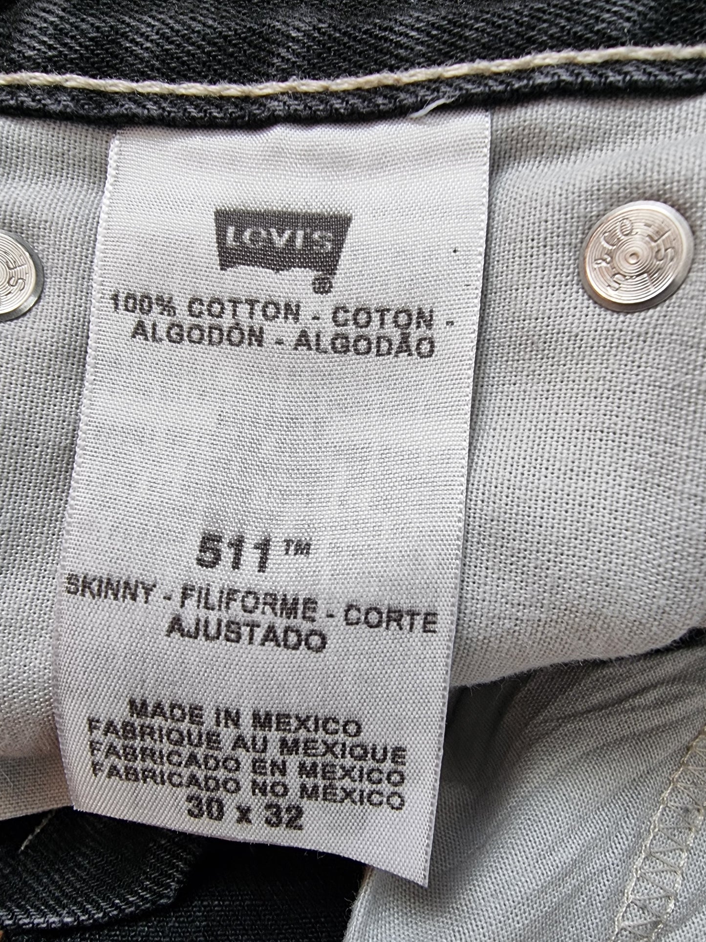 Levi's 511 jeansy męskie 30/32