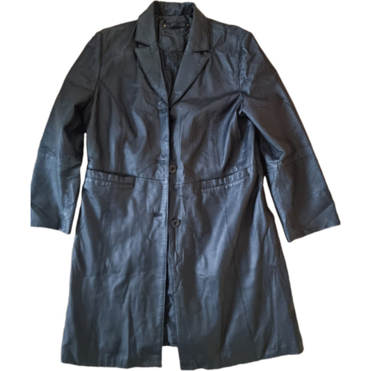 Płaszcz Damski 100% skóra naturalna L