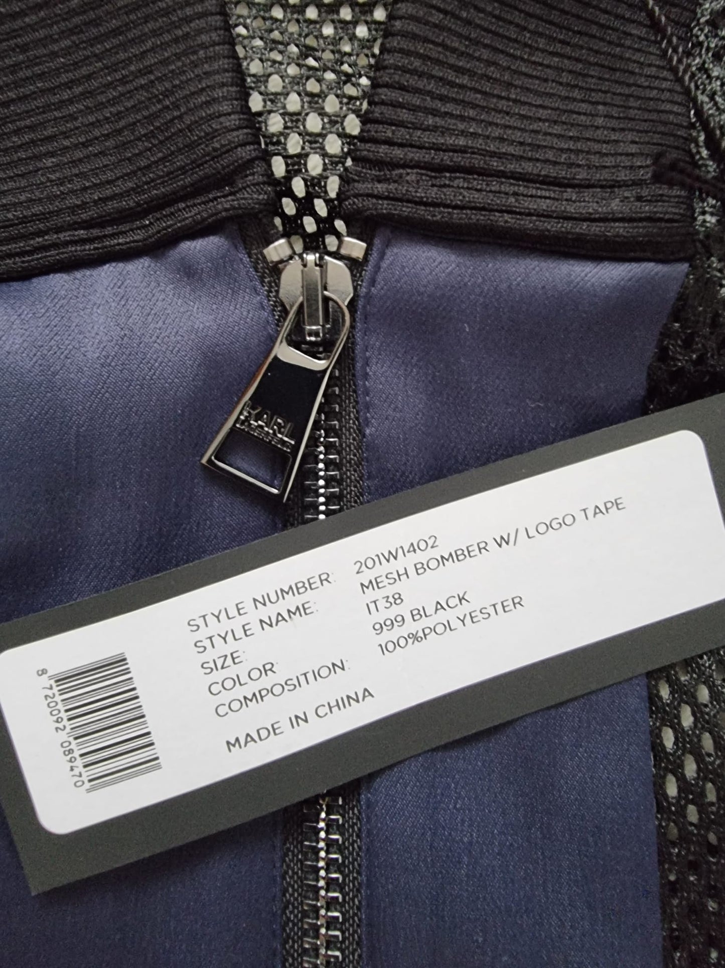 Mesh Bomberka Karl Lagerfeld M