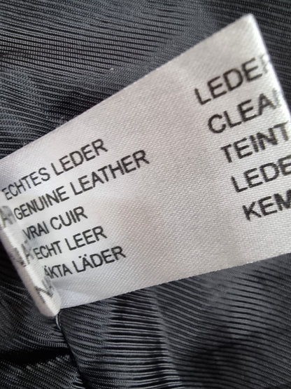 Płaszcz skórzany damski M