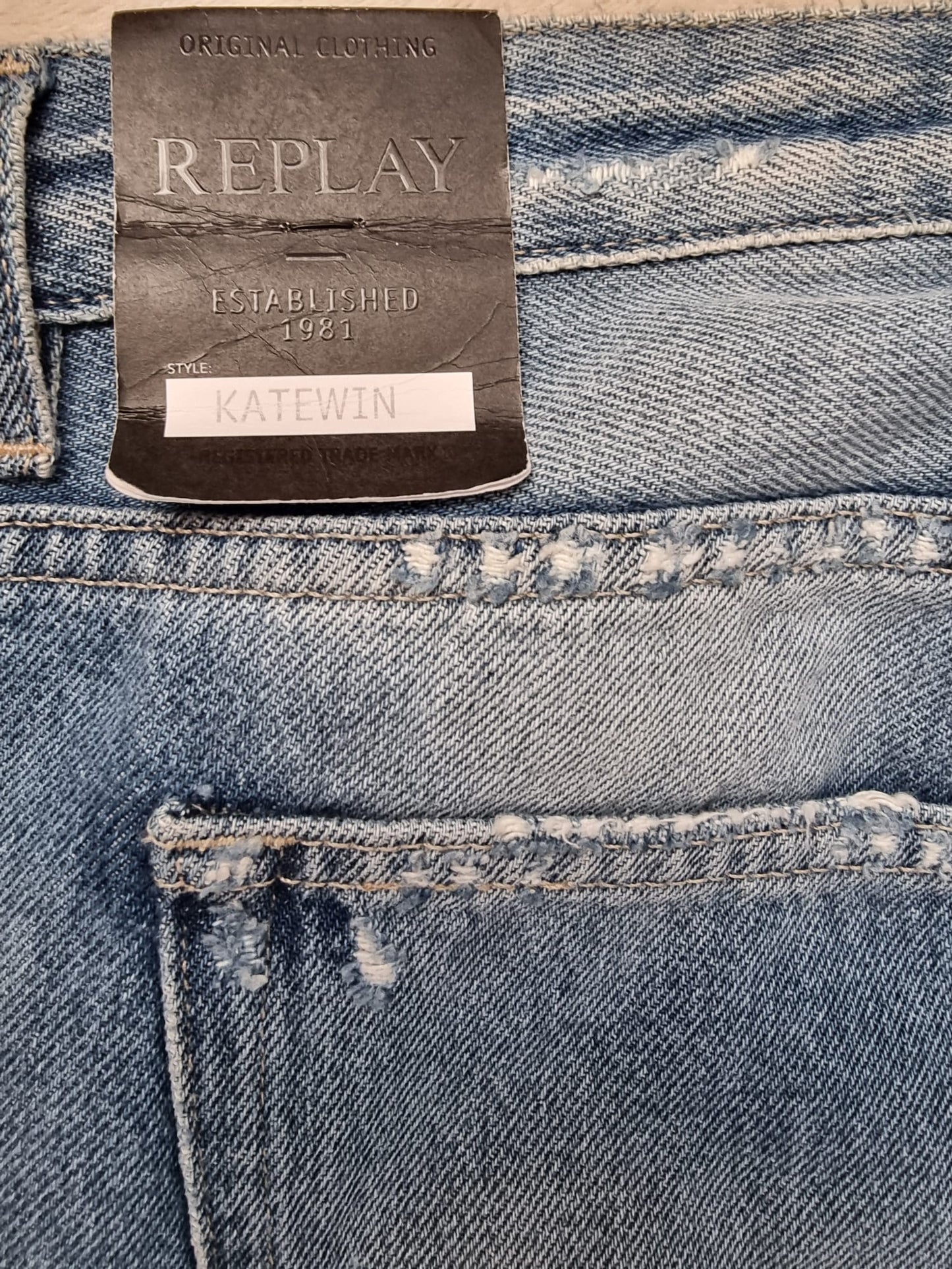 Replay Katewin Slim Fit jeansy damskie W26/L30